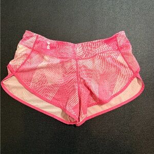 Coeur Crystallized Pink Women's Athletic Shorts